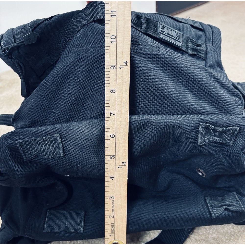 5.11 Tactical Rush 72 2.0 Black Nylon 55L MOLLE Backpack 72hr Pack - Picture 16 of 16
